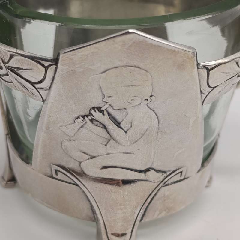 Silver plated WMF - hallmarked art Deco sweets basket