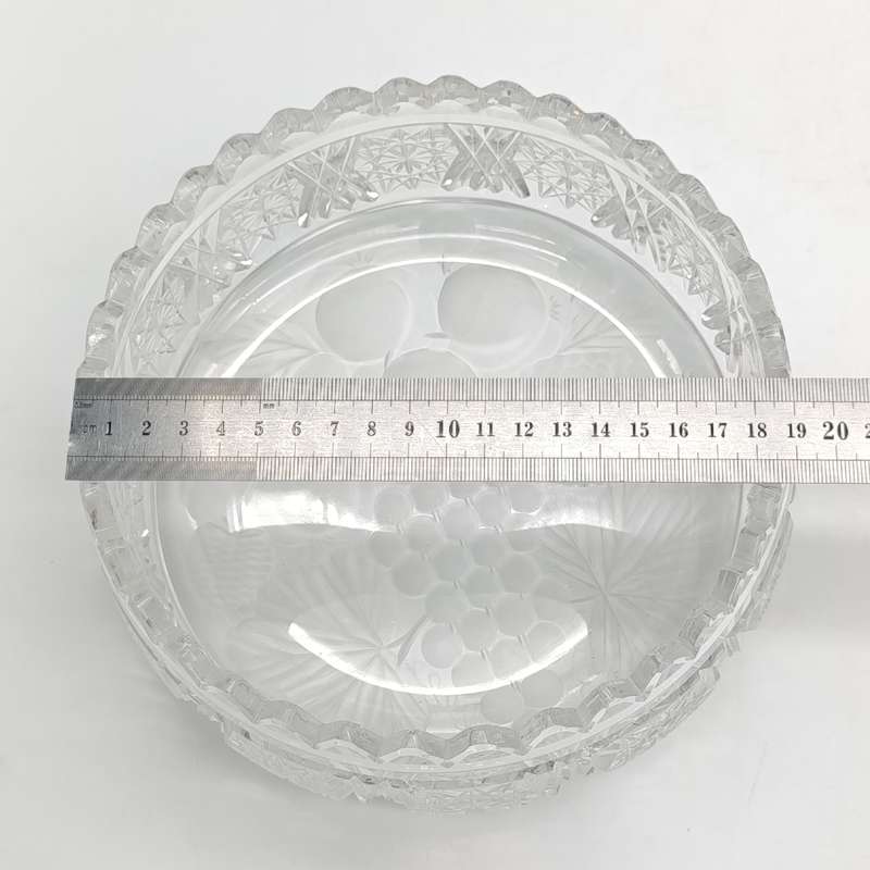 Antique American cut-crystal fruit Bowl-minimal damage