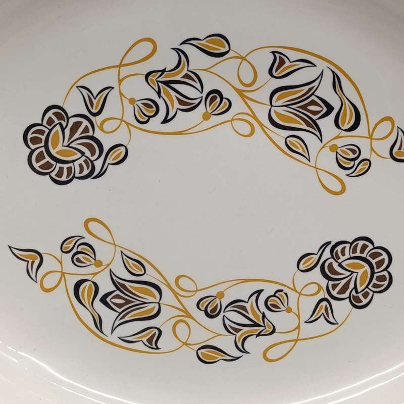 Vintage Poole Pottery "Desert Song" oven-proof dish