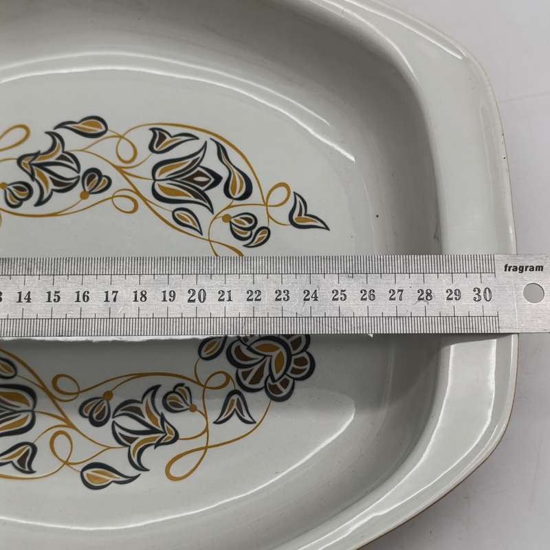 Vintage Poole Pottery "Desert Song" oven-proof dish