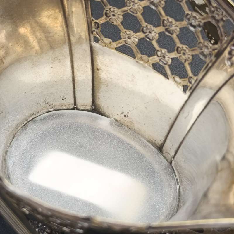 Silver plated WMF-hallmarked vintage sweets basket