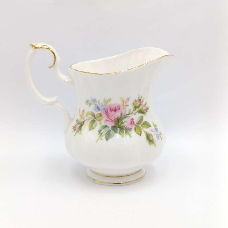 Vintage Royal Albert Moss Rose milk jug