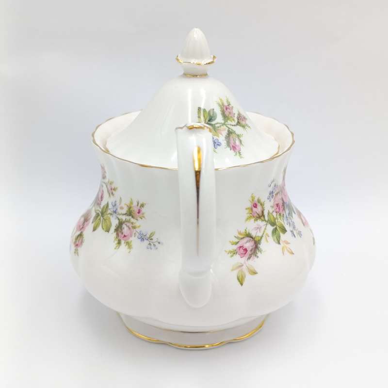 Vintage Royal Albert Moss Rose teapot