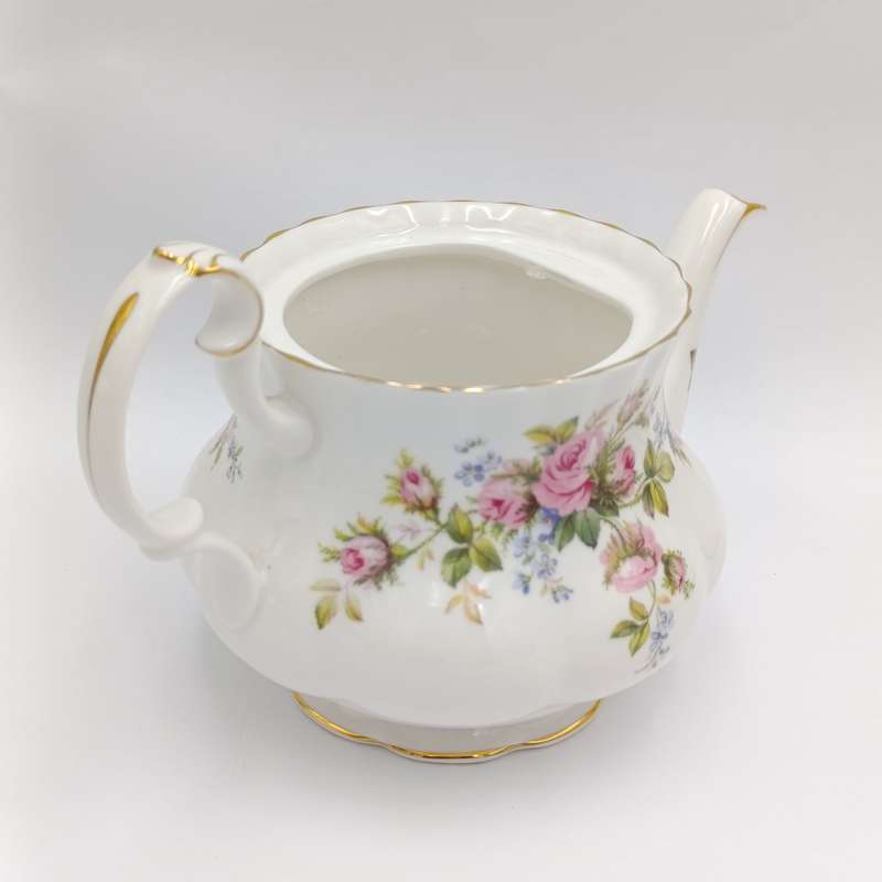Vintage Royal Albert Moss Rose teapot