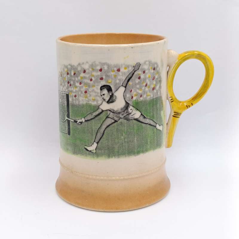 Royal Bradwell Arthur wood sport- tennis series beer mug
