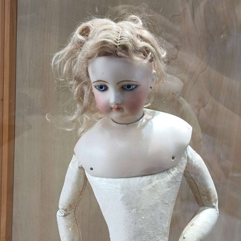 Antique French Francois Gaultier (FG) Bisque Porcelain doll circa  1910's