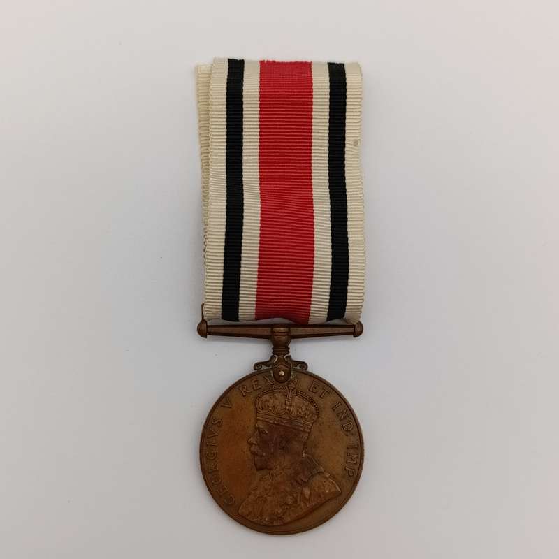 Special constabulary long service medal issued to Andrew P Drysdal - George V issue