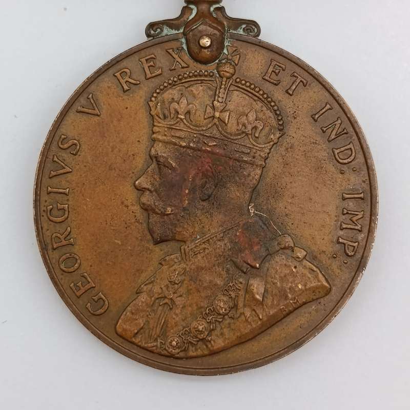 Special constabulary long service medal issued to Andrew P Drysdal - George V issue