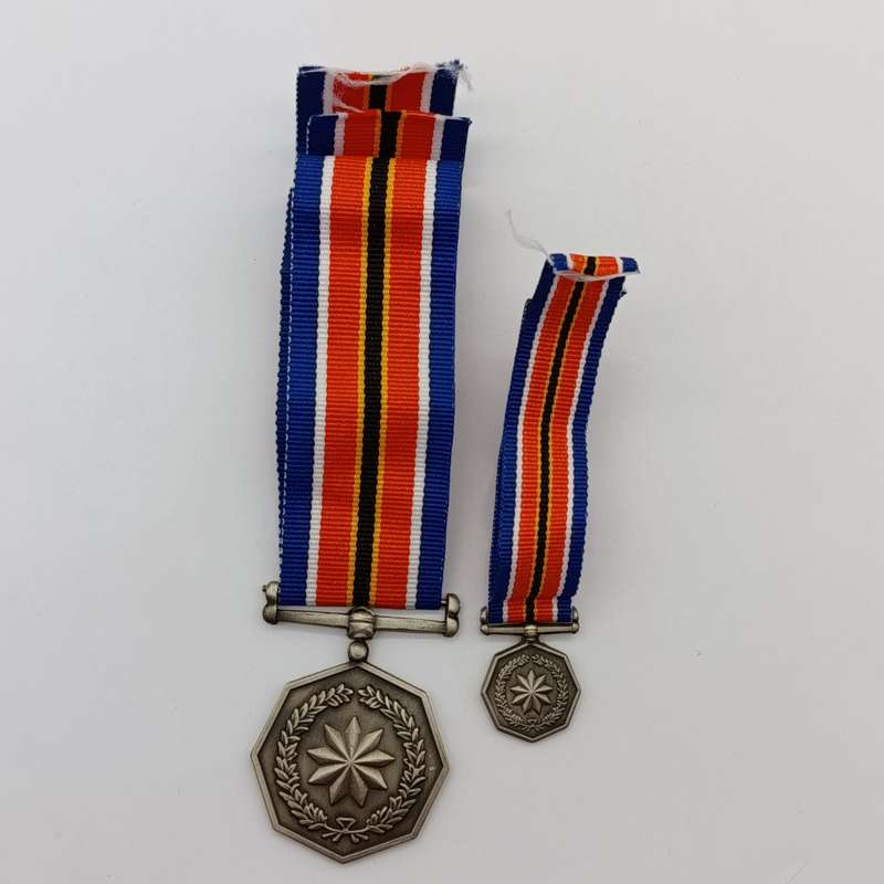 SANDF Tshumelo Ikatelaho medal plus miniature #2279