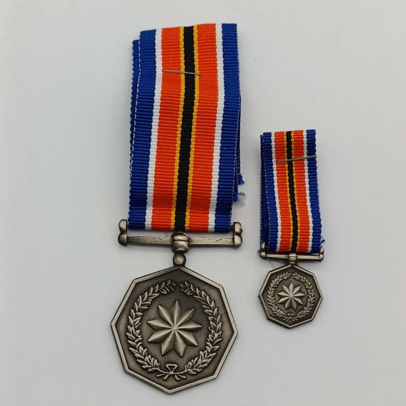 SANDF Tshumelo Ikatelaho medal plus miniature #2253