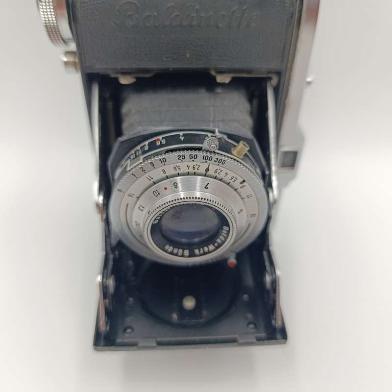 Vintage 1950`s Balda Baldinette 35mm camera with Baltar 1:2.9 / 50mm lens - top turning knob