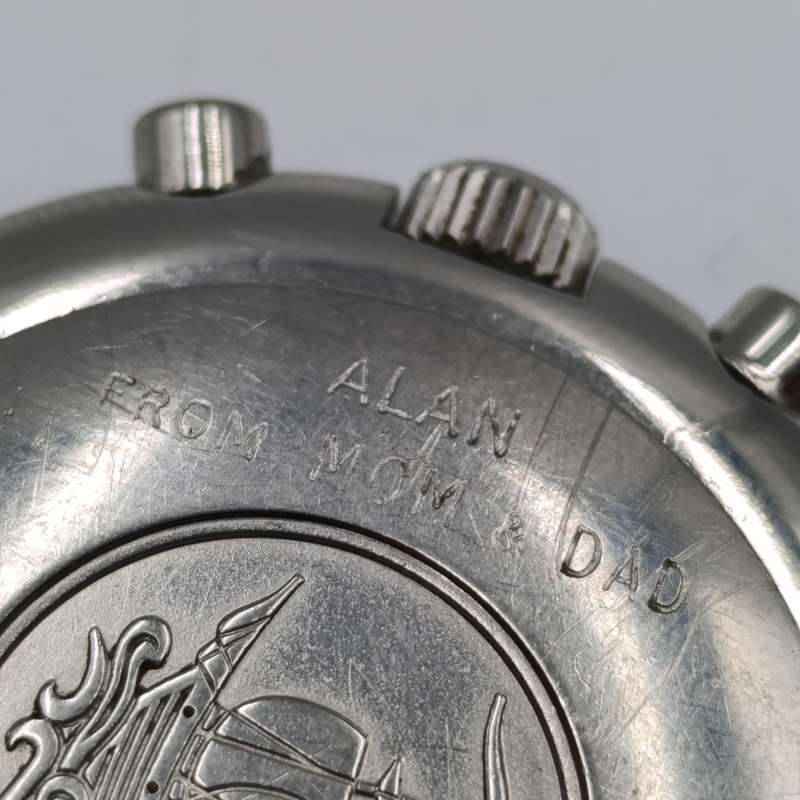 Vintage 1971 Tissot T12 chronograph mechanical mens watch - very good condition - working