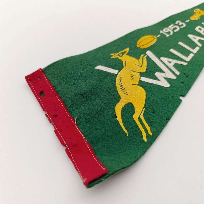 Vintage 1953  Wallabies rugby tour flag