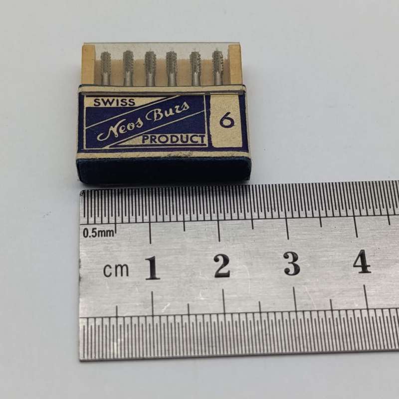 2 Sealed packages of dental drill bits - vintage