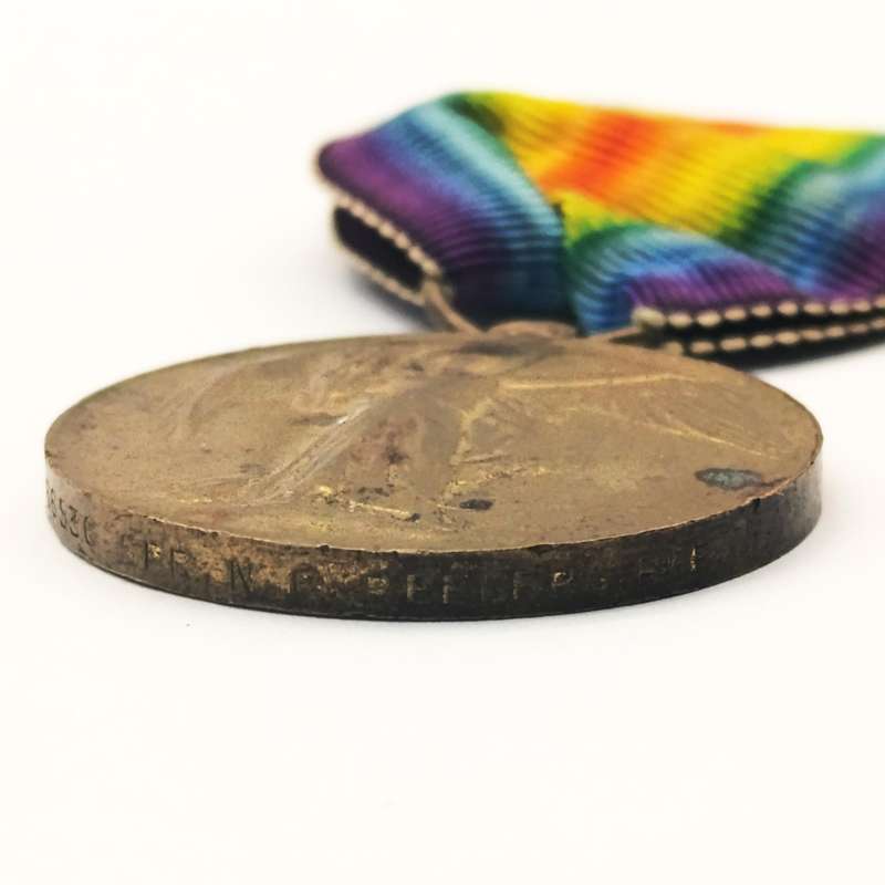 WW1 Victory medal issued to 66936 Sapper N.C. Reeder, Royal Engineers