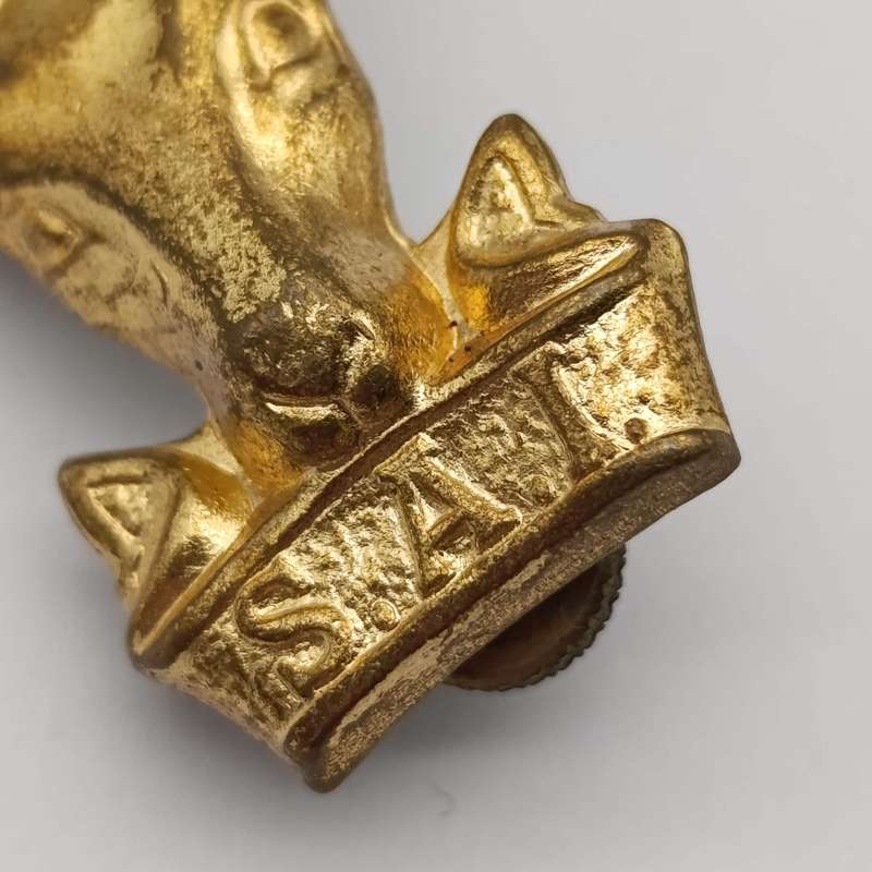 SA Infantry bokkop cap badge