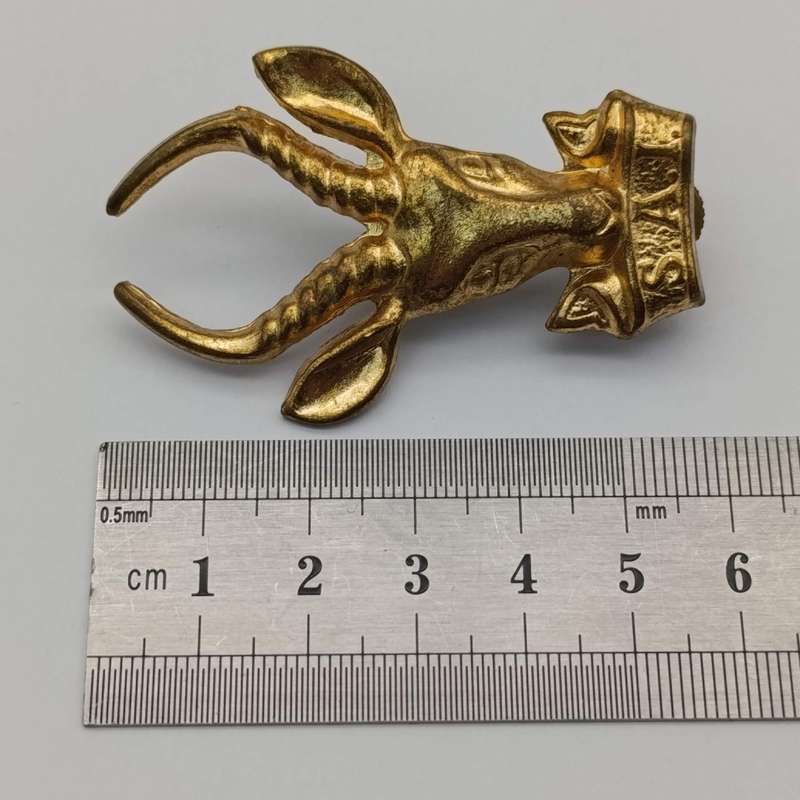 SA Infantry bokkop cap badge