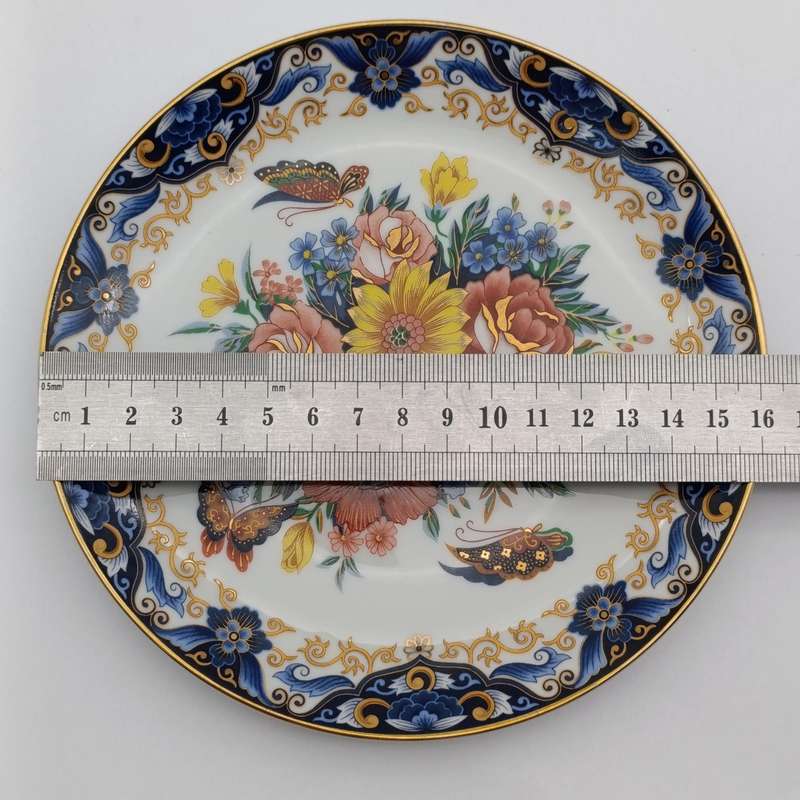 Beautiful Japanese Imari Butterflies and flowers side plate
