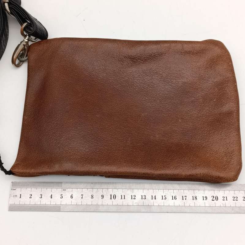 Original Leather mens sling purse bag