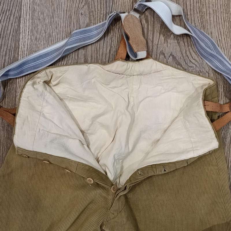 SA Union Defence Force horse riding pants/breeches with suspenders