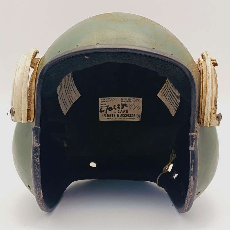 Vintage SA Air Force helicopter pilot helmet shell
