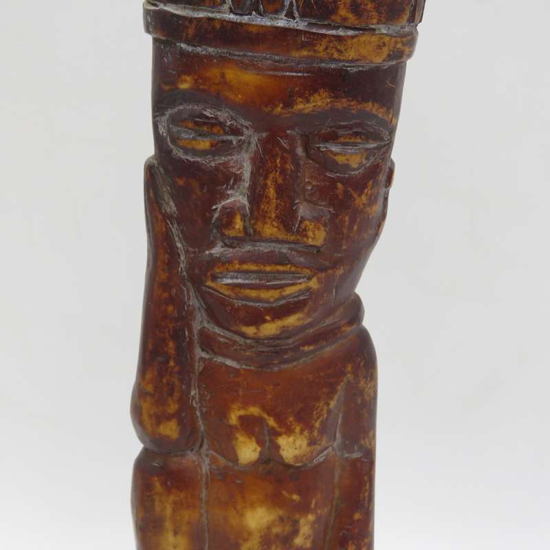 Vintage African Hippo bone carving