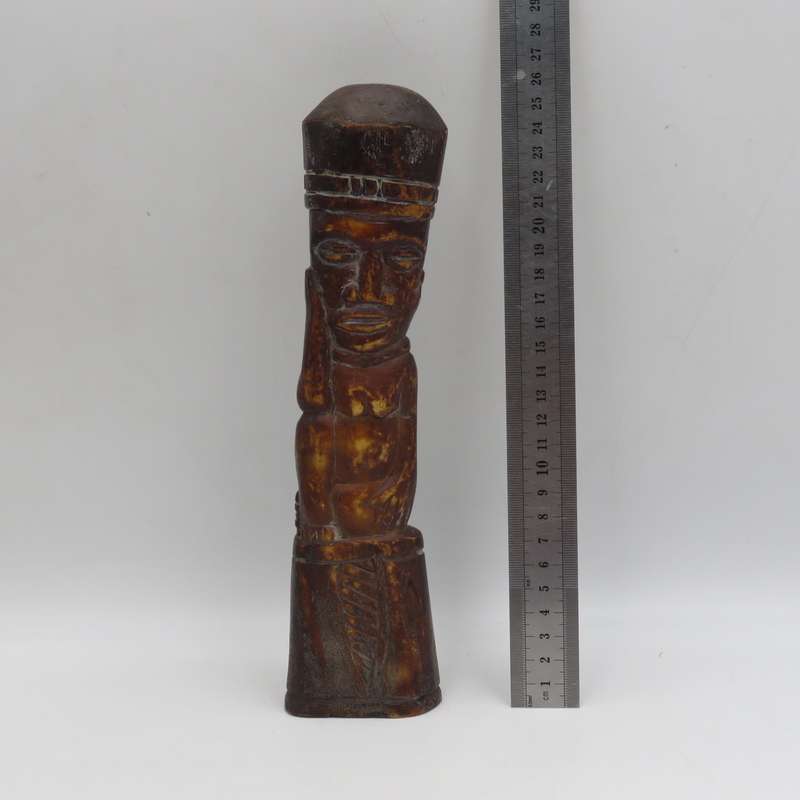 Vintage African Hippo bone carving