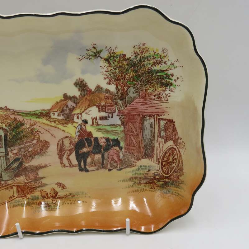 Vintage Royal Doulton Rustic England serving platter