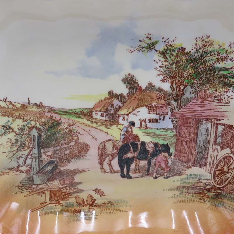 Vintage Royal Doulton Rustic England serving platter