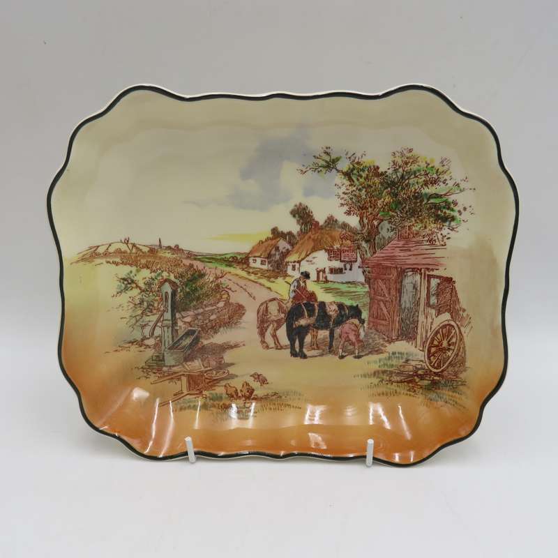 Vintage Royal Doulton Rustic England serving platter