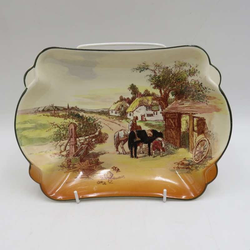 Vintage Royal Doulton Rustic England serving platter