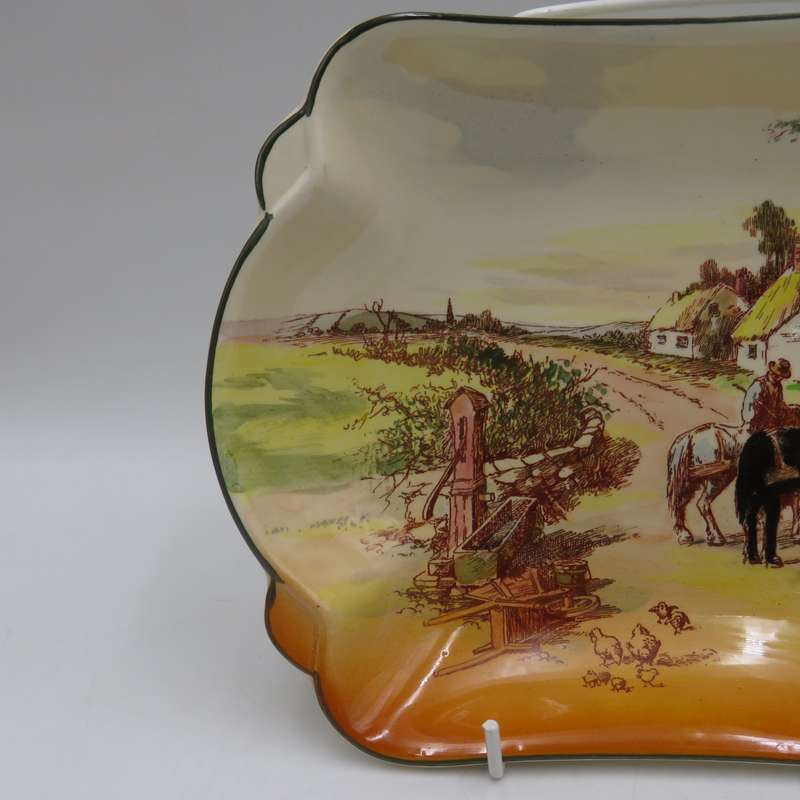 Vintage Royal Doulton Rustic England serving platter