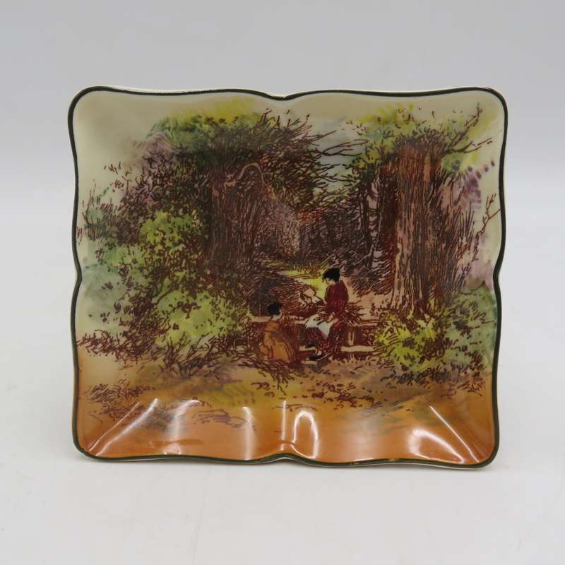Vintage Royal Doulton Rustic England trinket bowl