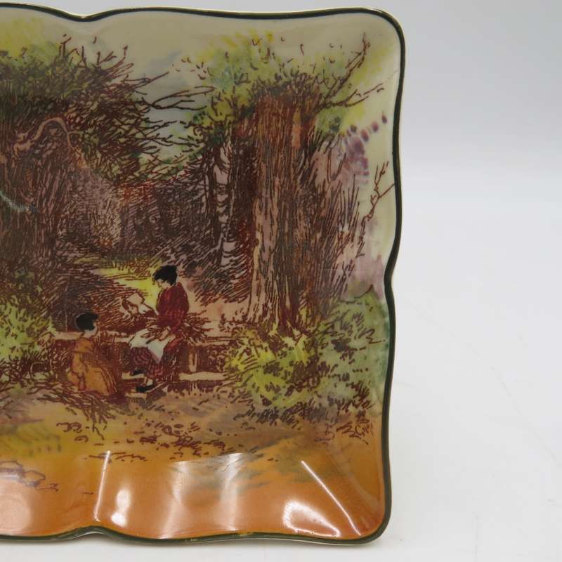 Vintage Royal Doulton Rustic England trinket bowl