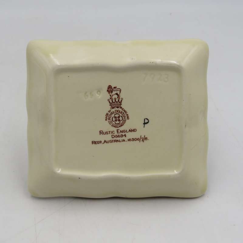 Vintage Royal Doulton Rustic England trinket bowl