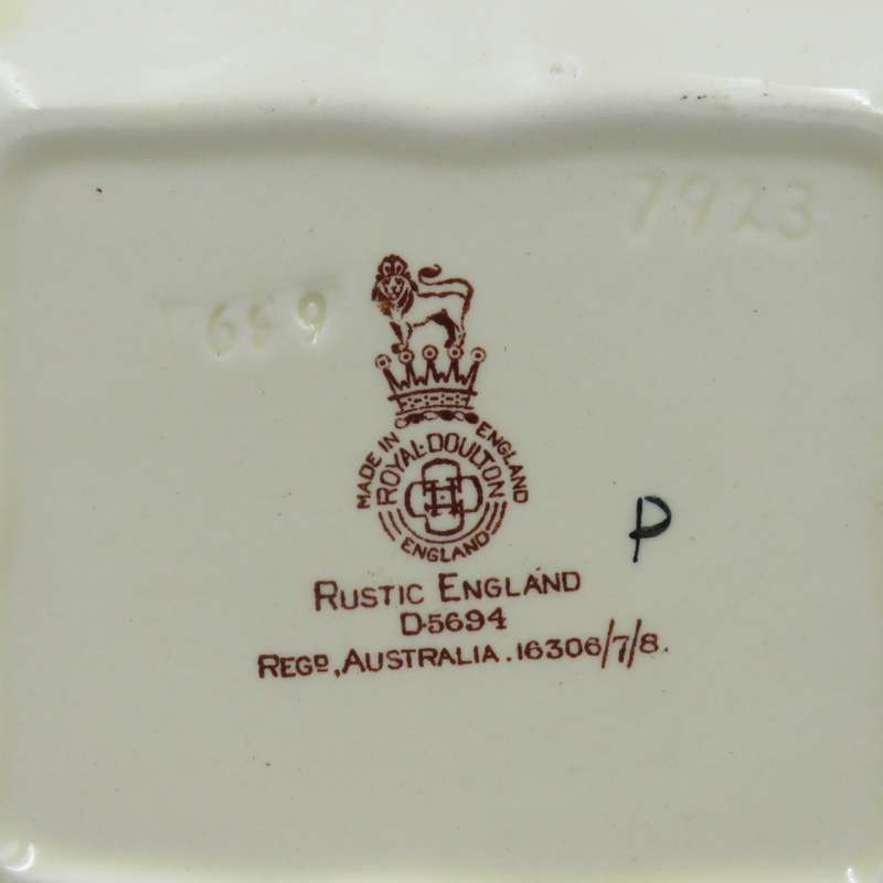Vintage Royal Doulton Rustic England trinket bowl