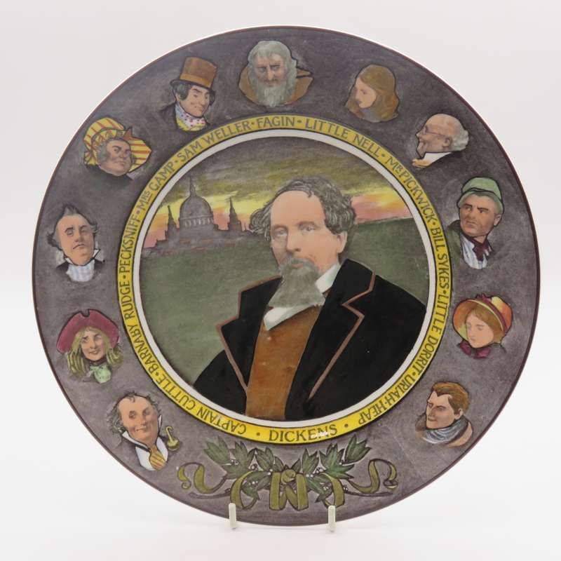 Royal Doulton Charles Dickens "Dombey and Son" novel character plate
