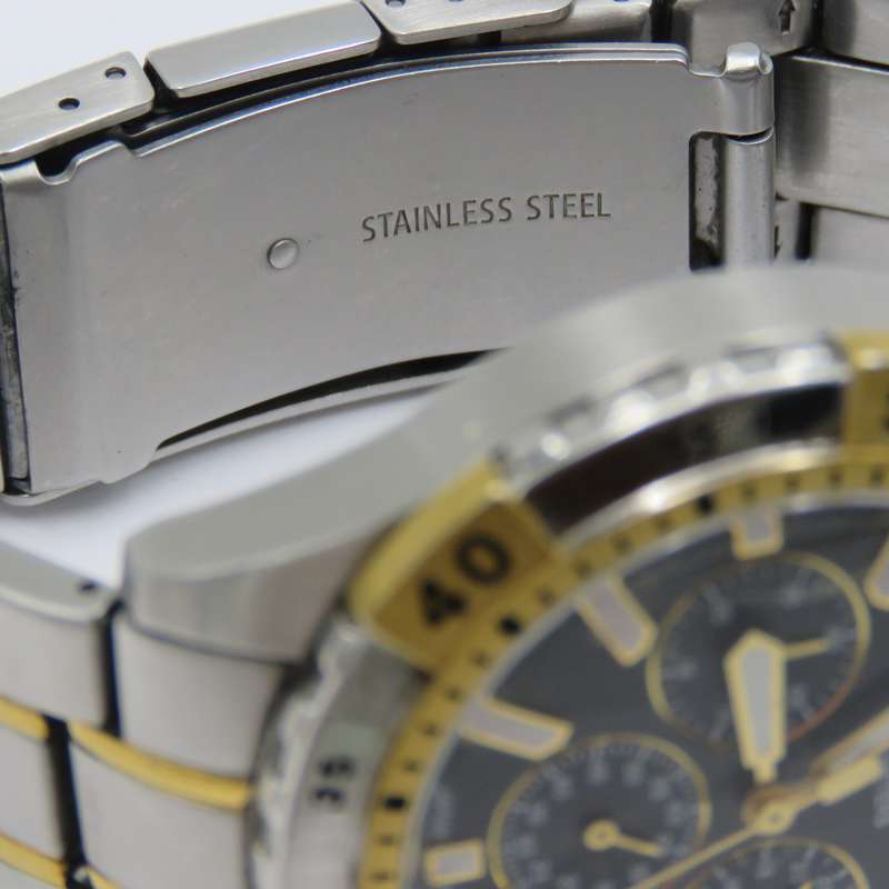 Fossil Garrett mens quartz chronograph watch - working