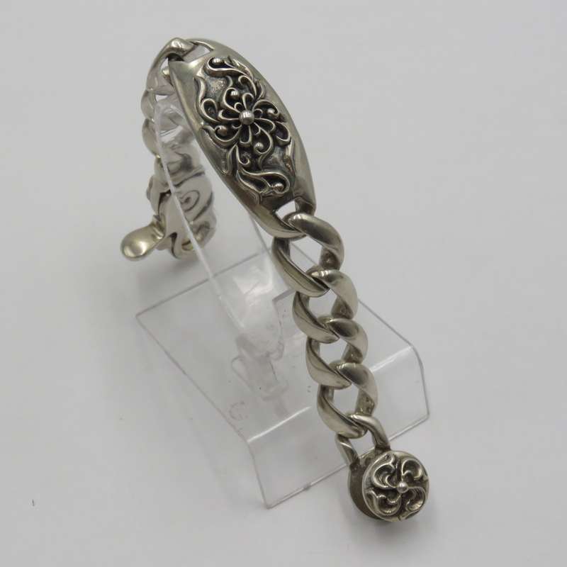 Very high quality sterling silver bracelet - weighs 95,5 grams