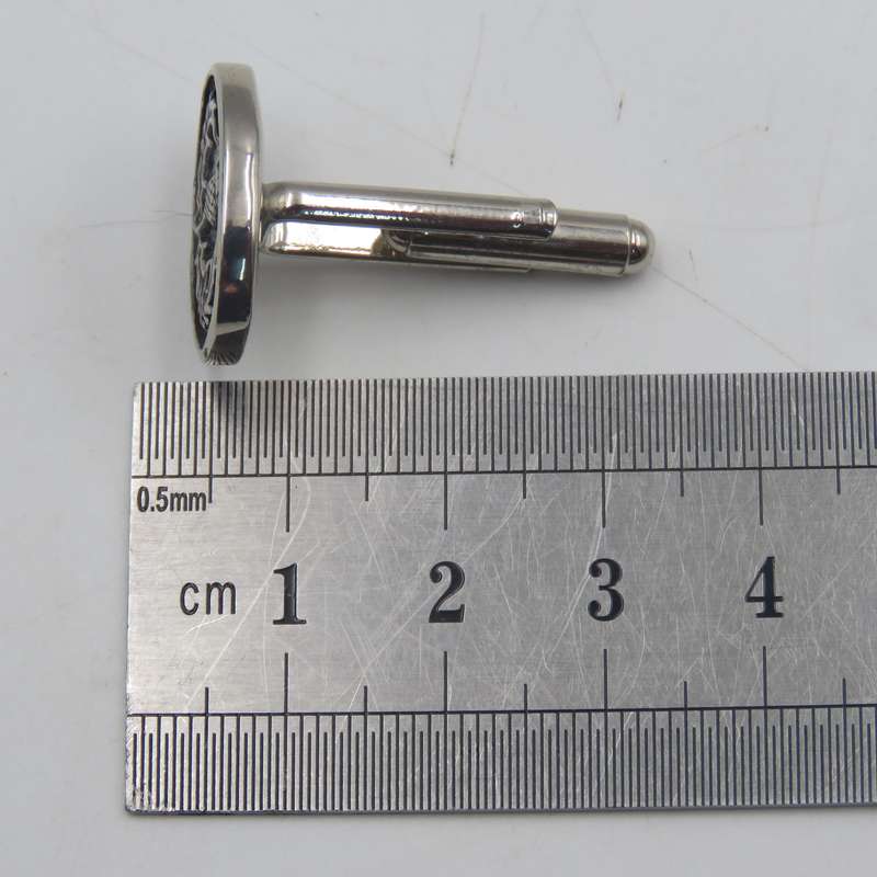 Pair of vintage Art Pewter Scottish Thistles cufflinks
