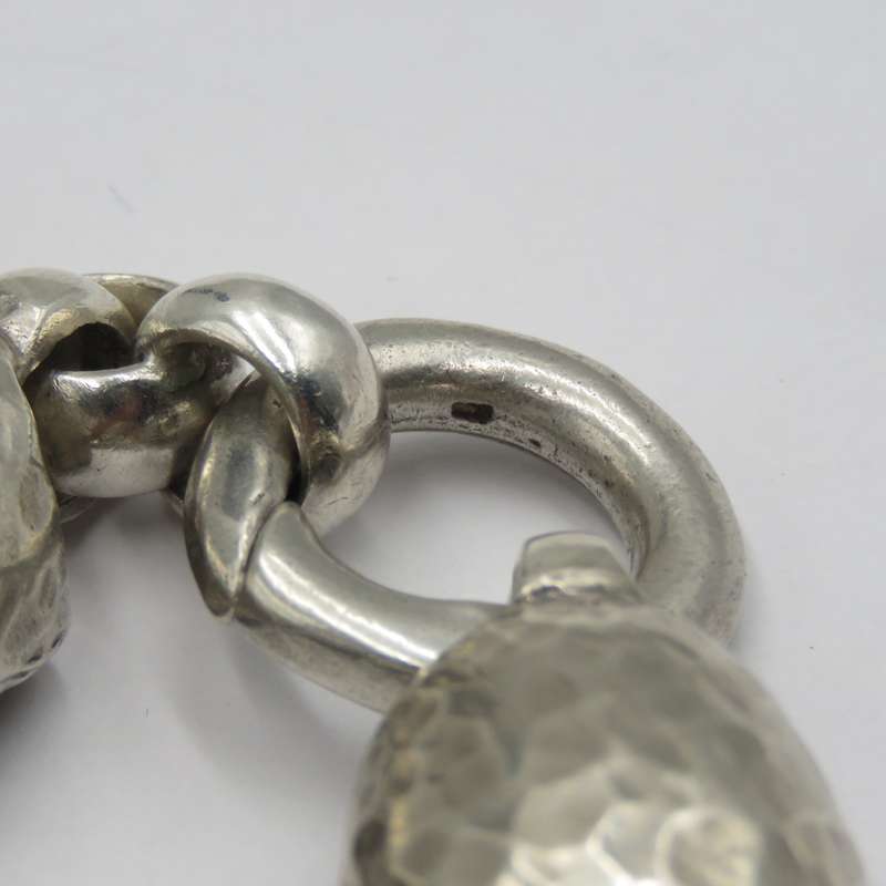 Vintage sterling silver with Rose gold inserts bracelets - weighs 80,6 grams