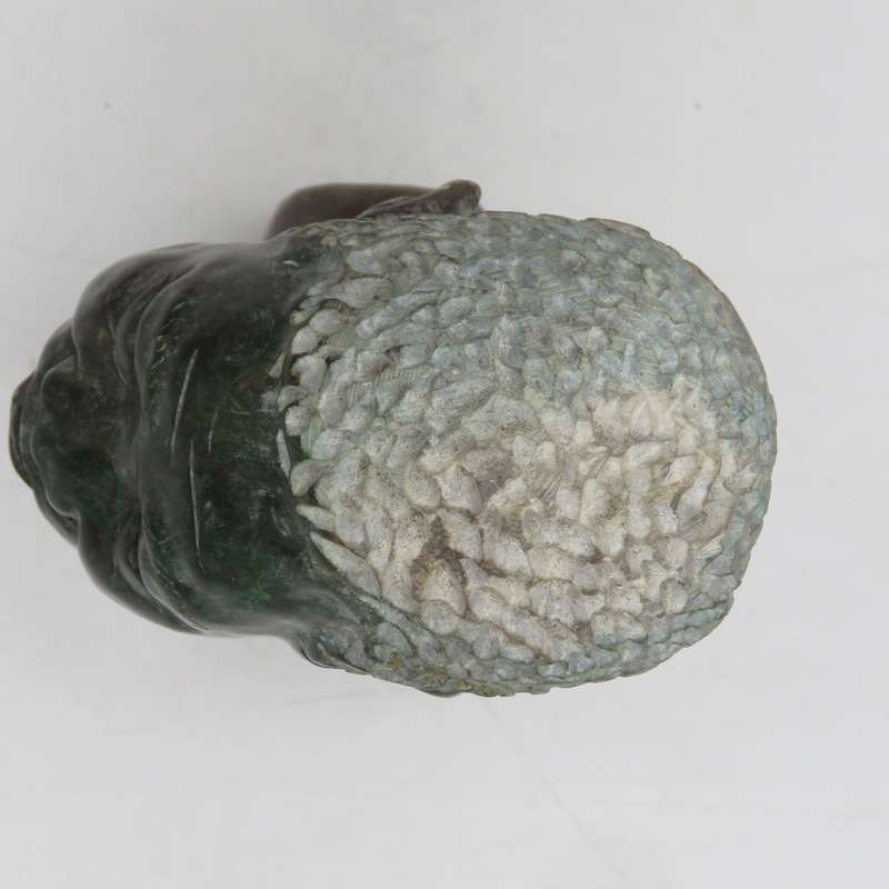 Nelson Mandela Green Opal stone African carving