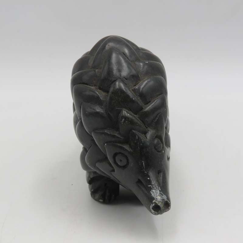 Vintage Soapstone Pangolin carving sculpture