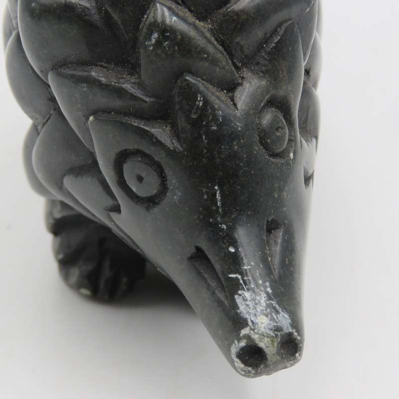 Vintage Soapstone Pangolin carving sculpture