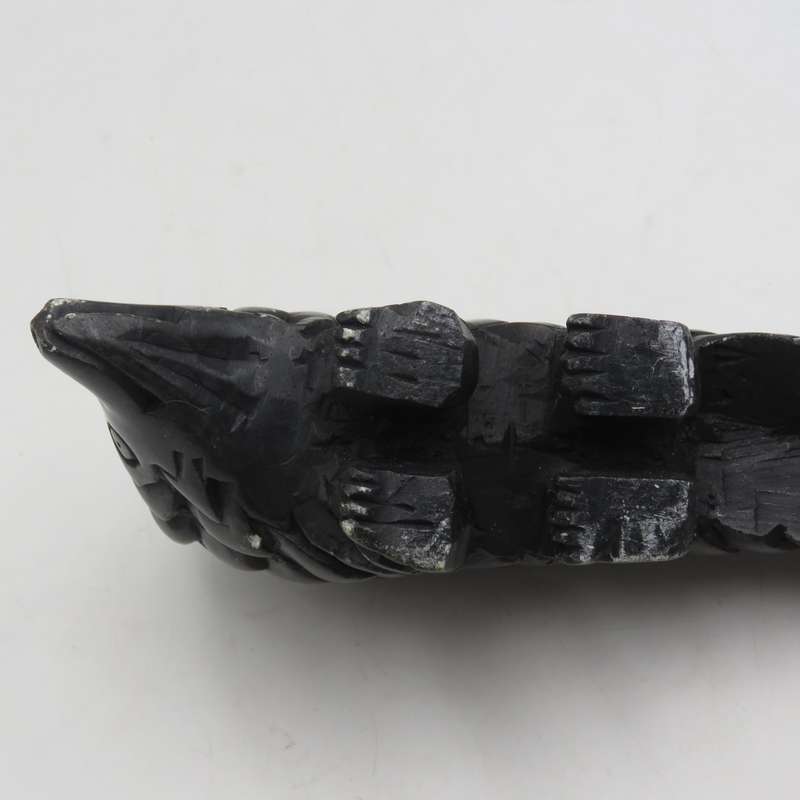 Vintage Soapstone Pangolin carving sculpture