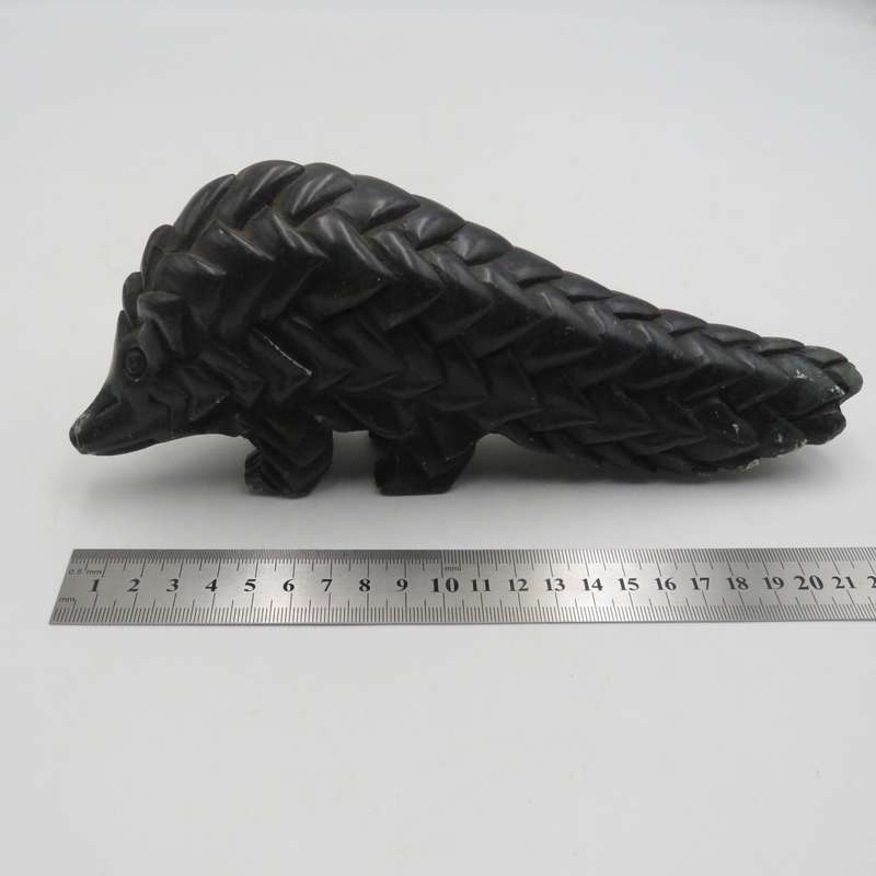 Vintage Soapstone Pangolin carving sculpture
