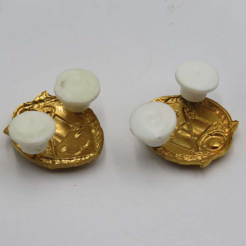 SA Prison services cap and collar badges set