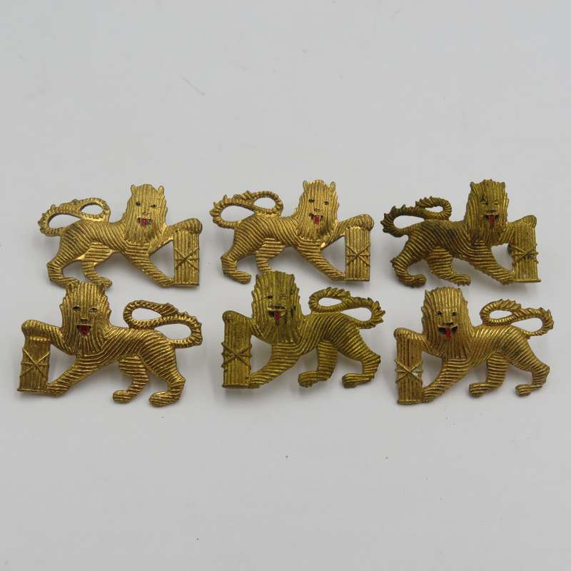 Lot of 3 pairs of SA Navy Petty officer collar badges