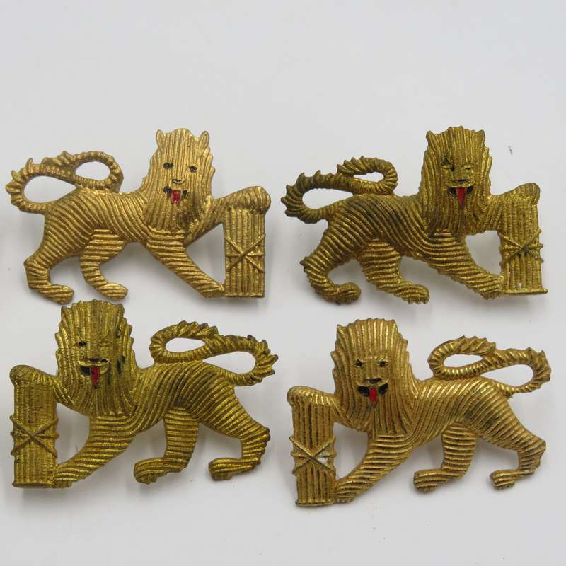 Lot of 3 pairs of SA Navy Petty officer collar badges