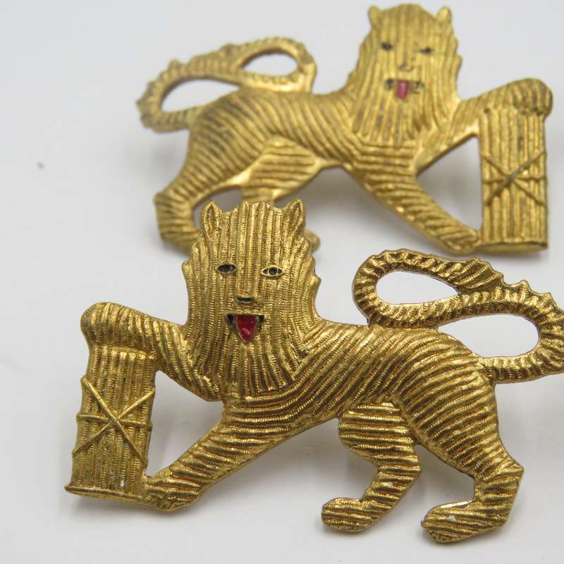 Lot of 3 pairs of SA Navy Petty officer collar badges